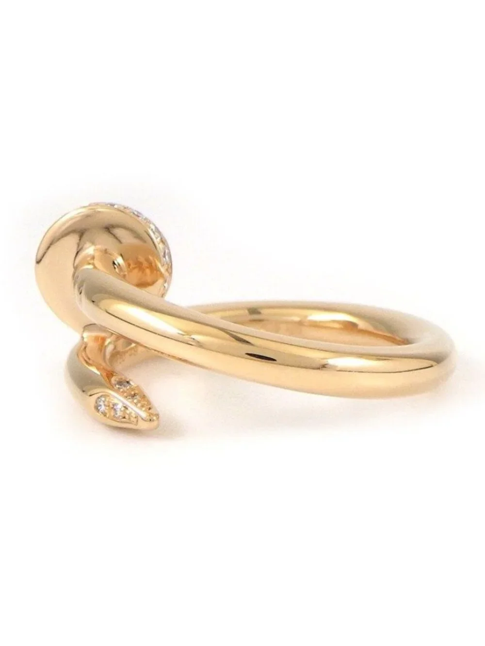 Cartier Ring Juste un Clou Classic Nail Motif Diamond Total 18k Pink Gold